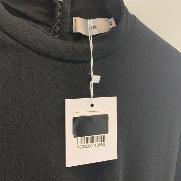 M Adika black fitted dress with diamonds - Picture 3 of 6